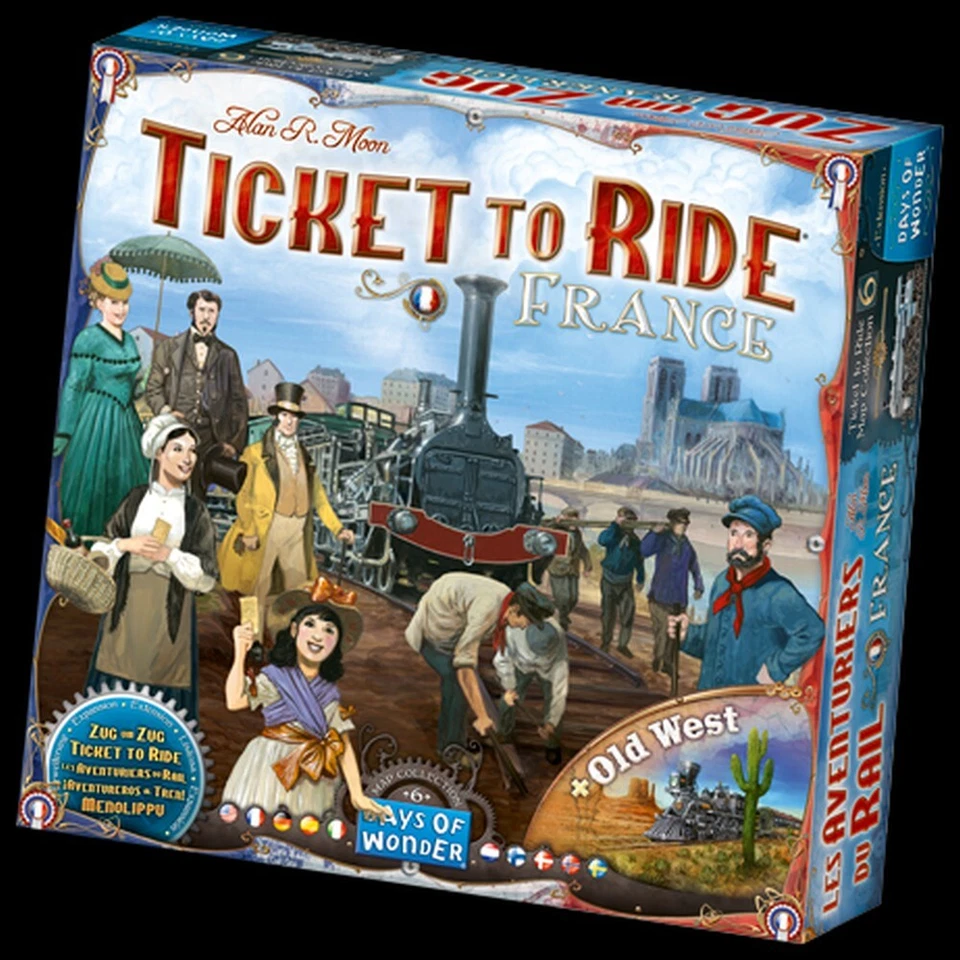 Ticket to Ride Map Collection 6- France and the Old West - Image 1 of 1