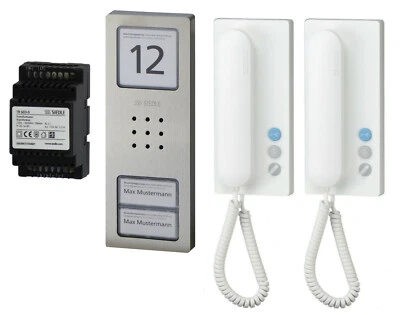 Siedle Tür Sprechanlage Compact-Set Audio 1-4 Teilnehmer CA 812 Ein Mehrfamilien - Bild 1 von 2