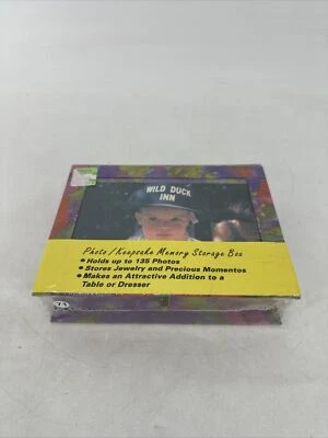 Caja de almacenamiento colorida de memoria para fotos/recuerdo hasta 135 fotos recuerdos de joyería Foto 1 de 4