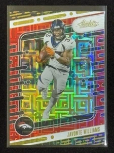 Javonte Williams 2024 Panini Absolute - Cuadrados rojos /499 SP #31 Denver BRONCOS - Imagen 1 de 4