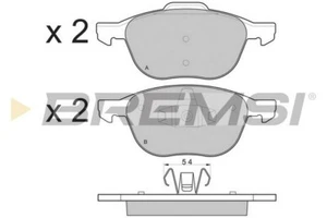 KIT PASTIGLIE FRENO ANTERIORE BREMSI FORD, MAZDA, VOLVO RIF OEM 1695810 30793618 - Imagen 1 de 4