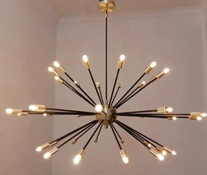Lámpara de techo grande Mid Century Sputnik, lámpara Hawkins, lámpara - Imagen 1 de 8