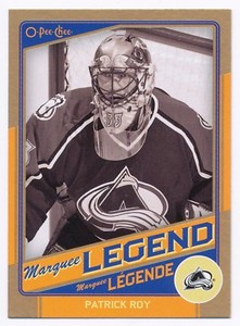 2012-13 O-Pee-Chee PATRICK ROY Gold Marquee Legends #G3 Rare SP HOF OPC High BV