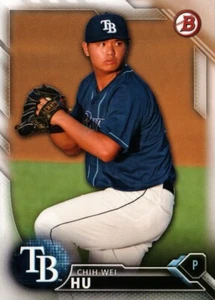 2016 Bowman Draft #BD-147 - Chih-Wei Hu - Tampa Bay Rays  16-255 - Picture 1 of 2