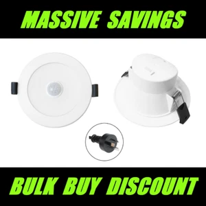 10W LED Downlight Kit With PIR Motion Sensor Tri Colour CCT Ceiling AU Plug - Picture 1 of 1