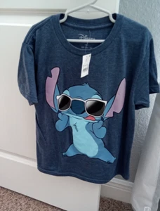 Disney Stitch in Sunglasses T-Shirt Unisex Size XS Kids Childs Tee New with Tags - Picture 1 of 5