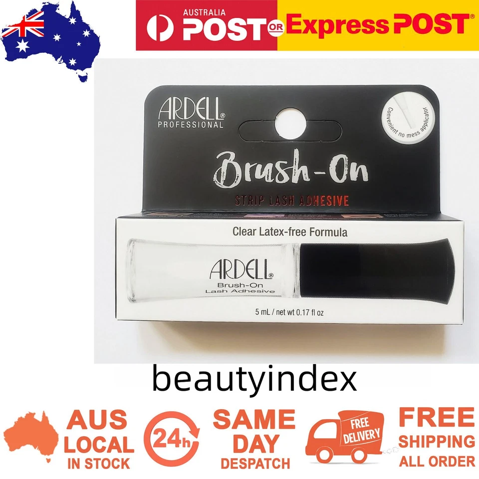 Ardell Brush On Striplash Glue New package Adhesive 5ml clear latex free formula - image 1 of 1