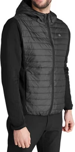 Chaqueta híbrida CALVIN KLEIN GOLF para hombre negra con cremallera Chill Force | mediana - Imagen 1 de 2