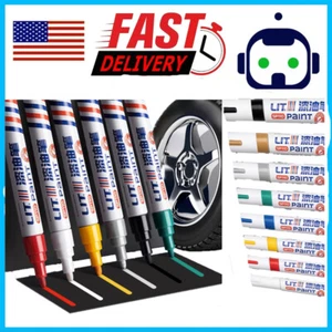 Universal Waterproof Permanent Paint Marker Pen Car Tyre Tire Tread Metal Pen US - Picture 1 of 24