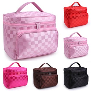 clear patterned makeup bolsa