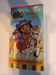 Dora the Explorer - Cowgirl Dora (VHS, 2003) Nick Jr. 2 Wid West Ep. Ships Fast - Picture 1 of 3