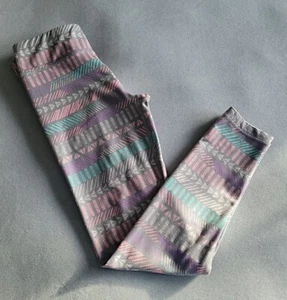 EDDIE BAUER Girls Print Stretch Leggings w/Adjustable Waist, Flat Seams-Sz 10/12 - Picture 1 of 10