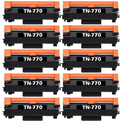 10Pack TN770 Toner Cartridge for MFC-L2750DW XL HL-L2370DW XL Printer (Black) - Image 1 of 2