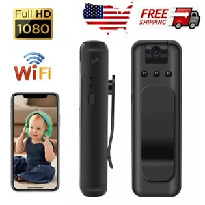 HD 1080P Body Camera Night Vision Voice Video Recording Mini Cam 128GB Support - Picture 1 of 17