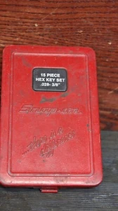 Snap-On Tools 14 Piece Hex Key Set .028-3/8” Size Vintage USA FREE SHIPPING - Picture 1 of 3
