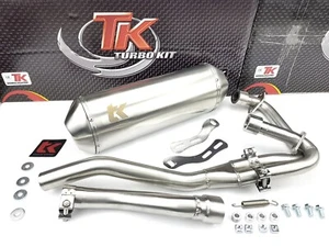 Edelstahl Auspuff Turbo Kit Sport Full System Auspuffanlage Krümmer SMC 250 300 - Bild 1 von 3