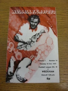 10/10/1972 Walsall v Wrexham  (Light Crease). Thanks for viewing this item offer - Picture 1 of 1