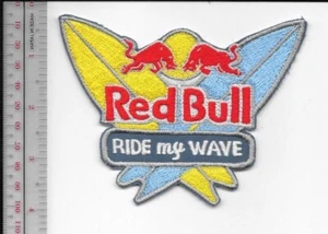 Surfing Lifeguard I love Red Bull Surf 'Ride My Wave' Patch - Picture 1 of 1