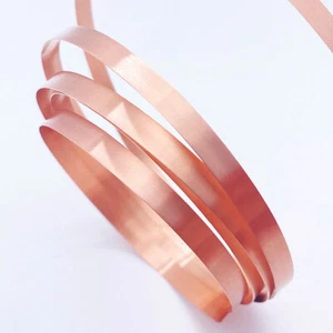 1X 0.3mm x10mmx1000mm 99.9% Pure Copper T2 Cu Metal Sheet Foil Plate Strip Panel - Picture 1 of 6