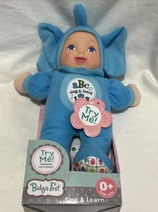 Baby’s First Sing And Learn Blue Toy Doll for Kids 123's /ABC's Brand New NICE - Picture 1 of 5