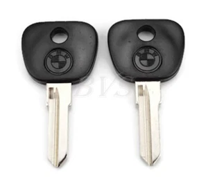 2X BMW BLANK KEYS FIT FOR 3 5 7 SERIES E12 E21 E23 E24 E28 E30 M3 M5 SKIN LOGO - Picture 1 of 5
