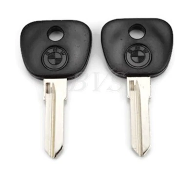 2X  BMW BLANK KEYS FIT FOR 3 5 7 SERIES E12 E21 E23 E24 E28 E30 M3 M5 SKIN LOGO Foto 1 de 4