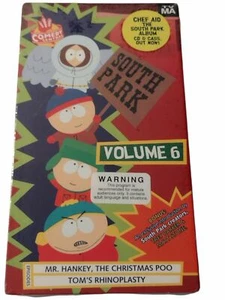 SOUTH PARK Volume 6 VHS video tape FACTORY SEALED watermark store Christmas poo - Picture 1 of 11