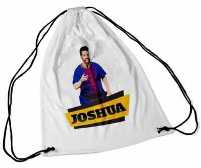 DAILYGIFTS Personalisiert Messi Kordelzugbeutel mit beliebigem Namen Schule Kindergarten PE Geschenk 6