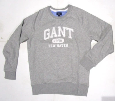 GANT USA 男式灰色抓绒袖套衫 - 全新带标签 S 码 — 第 1/3 张图片