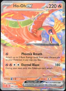 Tarjeta de colección clásica Pokemon TCG Ho-Oh ex CLC 007/034 2023 - casi nueva - Imagen 1 de 4