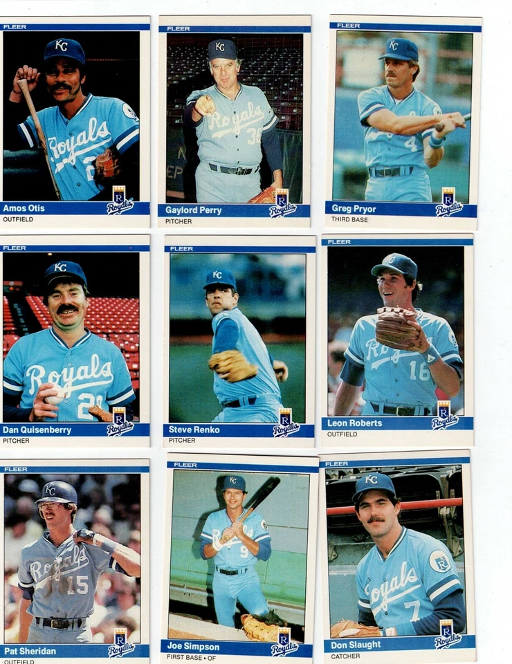 1984 FLEER BASEBALL COMPLETE YOUR SET U PICK 251-500 - Image 1 of 1