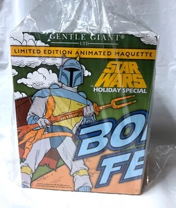 2013 Gentle Giant Boba Fett Holiday Special Animated Maquette - Sealed - Picture 1 of 6