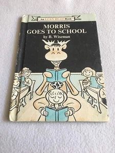 Morris Goes to School (I Can Read Book) 1970 Hard Cover - Picture 1 of 3