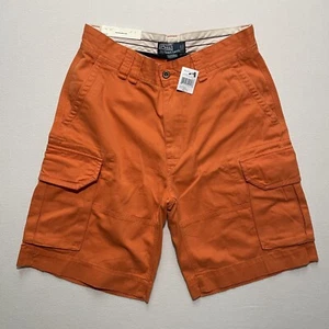Vintage Polo Ralph Lauren Gellar Fatigue Shorts Cargo 31 Orange Chino Neu - Bild 1 von 15