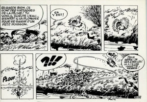 ROBA BOULE ET BILL DANS LA NATURE CARTE POSTALE CERCLE BIBLIOPHILE DE L'AGE D'OR - Picture 1 of 2