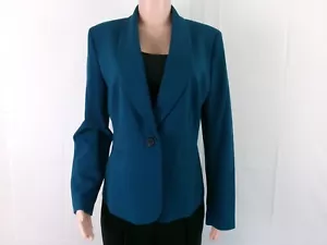 Chaqueta Nine West 1 Botón TALLA: 12 AZUL - Imagen 1 de 4