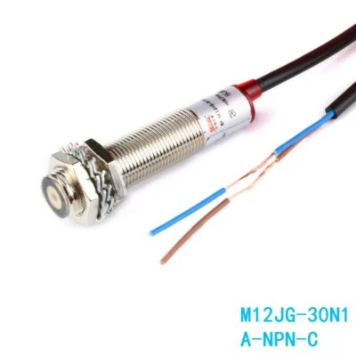 M12 Laser Photoelectric Switch M12JG-30N1 DC 20 meters Distance Normally Closed - Image 1 of 4