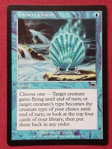 Magic The Gathering ONSLAUGHT TRICKERY CHARM blue card MTG - Picture 1 of 2