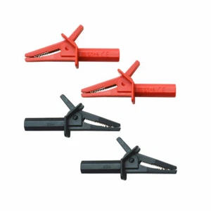 600 voltios Clips Cocodrilo Rojo y Negro para Multímetros x2 Rojo x2 Negro LDM-119 - Imagen 1 de 7