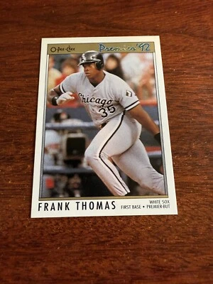 1992 O-Pee-Chee Premier #59 Frank Thomas HOF - Image 1 of 2