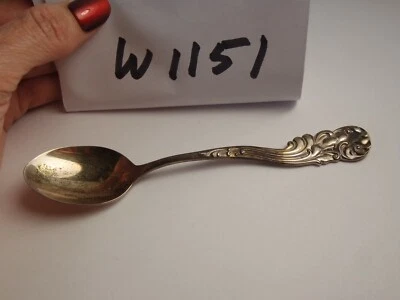 Antique Marquis by Frank M Whiting Sterling Silver Spoon ORIGINAL 5 1/4" - Image 1 of 4