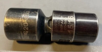 Armstrong USA 20-580 1/2" 6 Point Impact Socket - PREOWNED - Image 1 of 4