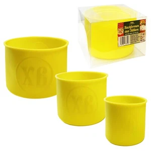 3tlg. Set Backformen aus Silikon Kulitsch Osterbrot Ø 14/12/9,5cm кулич Пасха - Bild 1 von 3