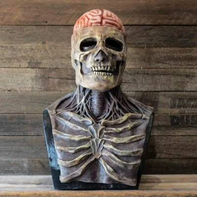 2021 Halloween Skeleton Biochemical Mask With Moveable Jaw Cosplay Party Props - Image 1 of 4