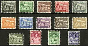 Turks & Caicos Islands 1938-45 Scott # 78-89 Mint Lightly Hinged Set - Picture 1 of 2