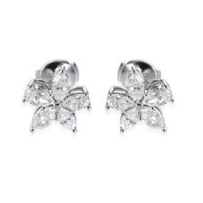 Tiffany & Co Women's Platinum Diamond Earrings 1.77 CTW In Metallic | Silver