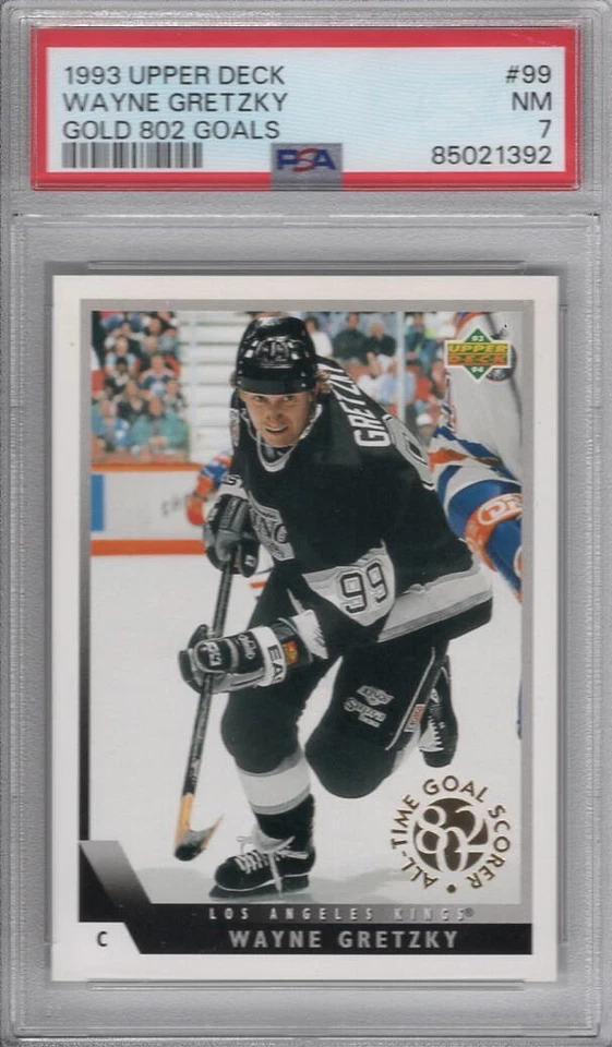 1993 UPPER DECK [LOS ANGELES KINGS] [WAYNE GRETZKY] [PSA 07.00] - Image 1 of 1