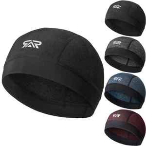 Skull Cap Helmet Liner Beanie Hat Cooling Mesh Cycling Running Hat for Men Women - Picture 1 of 55