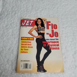 Flo-Jo Florence Griffith Joyner Jet Magazine June 16,1997 Vtg no label newstand - Picture 1 of 12