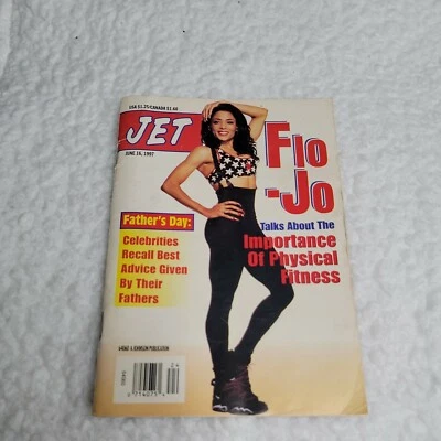 Flo-Jo Florence Griffith Joyner Jet Magazine June 16,1997 Vtg no label newstand  - Image 1 of 4
